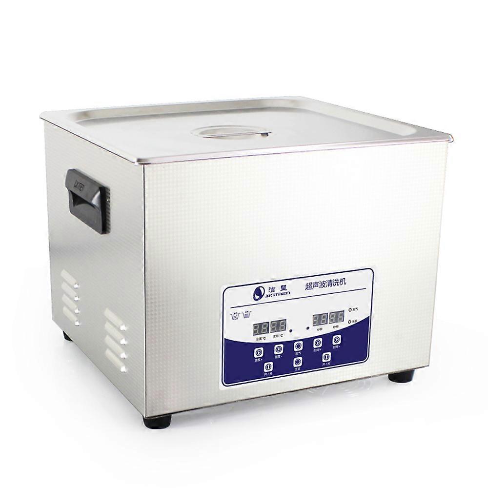 15L Professional Ultrasonic Cleaner Machine with Digital Touchpad Timer Heated Stainless steel tank Capacity adjustable