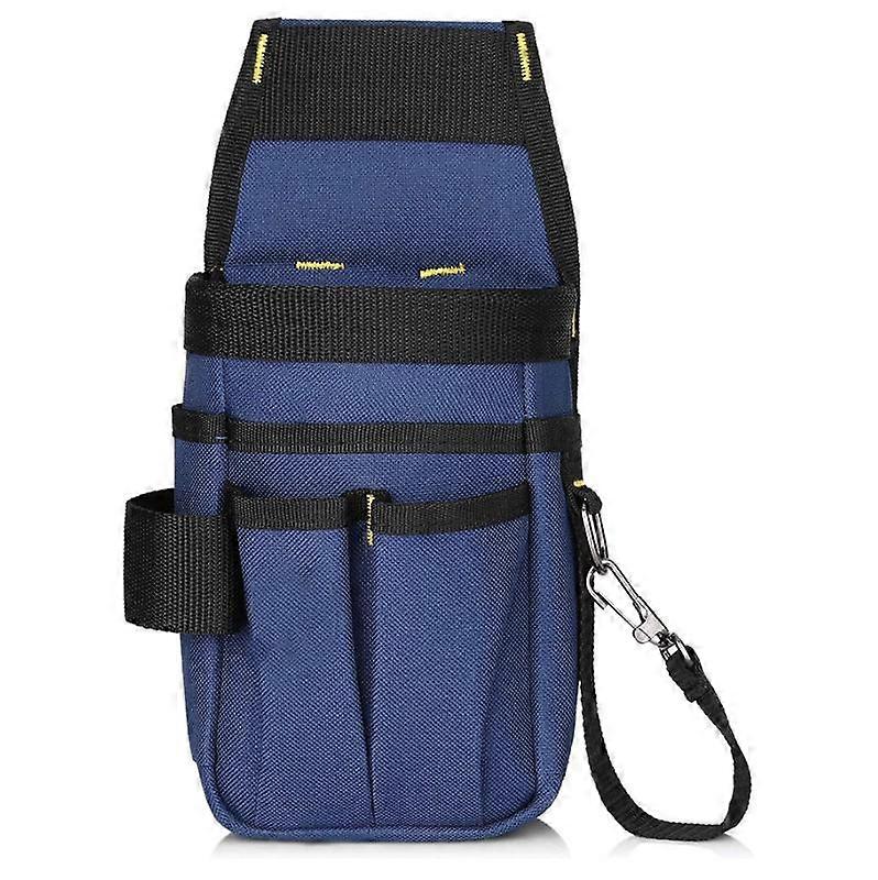 Tool Bag15*5*16cm-Multi Tool Pouch Oxford Cloth Belt Bag for DIY Carpenter Plumber Builder