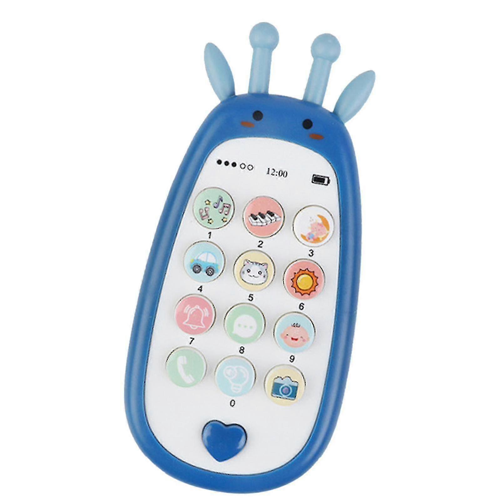 Cell Phone Toys Cute Shapes With Lights And Sounds Abs Kids Simulate Baby Cell Phone Model Yellow