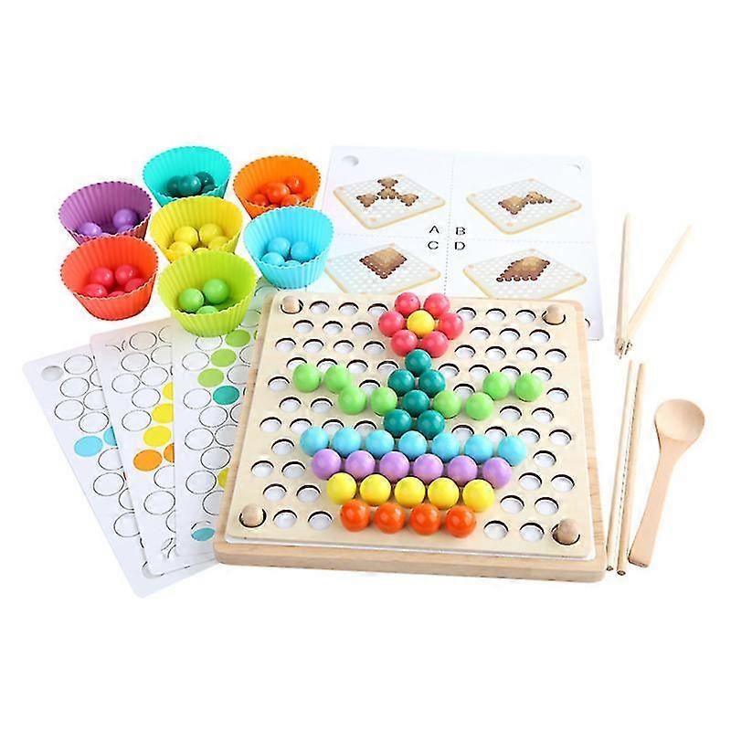 1set Bead Clipping Toy-c