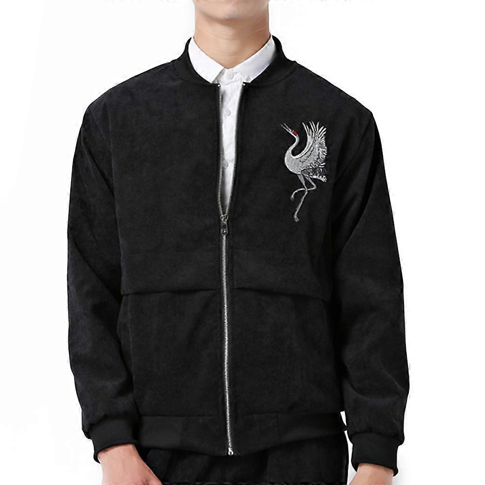 Man Cardigan Embroidery Coat Jacket Suit