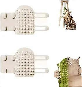 2pcs Pet Tickling Artifact, Tickling Comb Pet Brush, 2024 New Cat Corner Brush, Pet Itch Tool with 63 Round-Head Comb Teeth, Back Scratcher for Dogs C