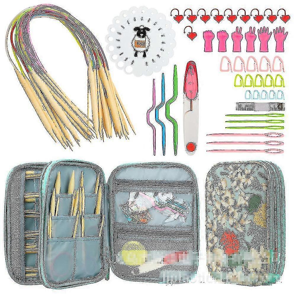 Bamboe breinaalden set