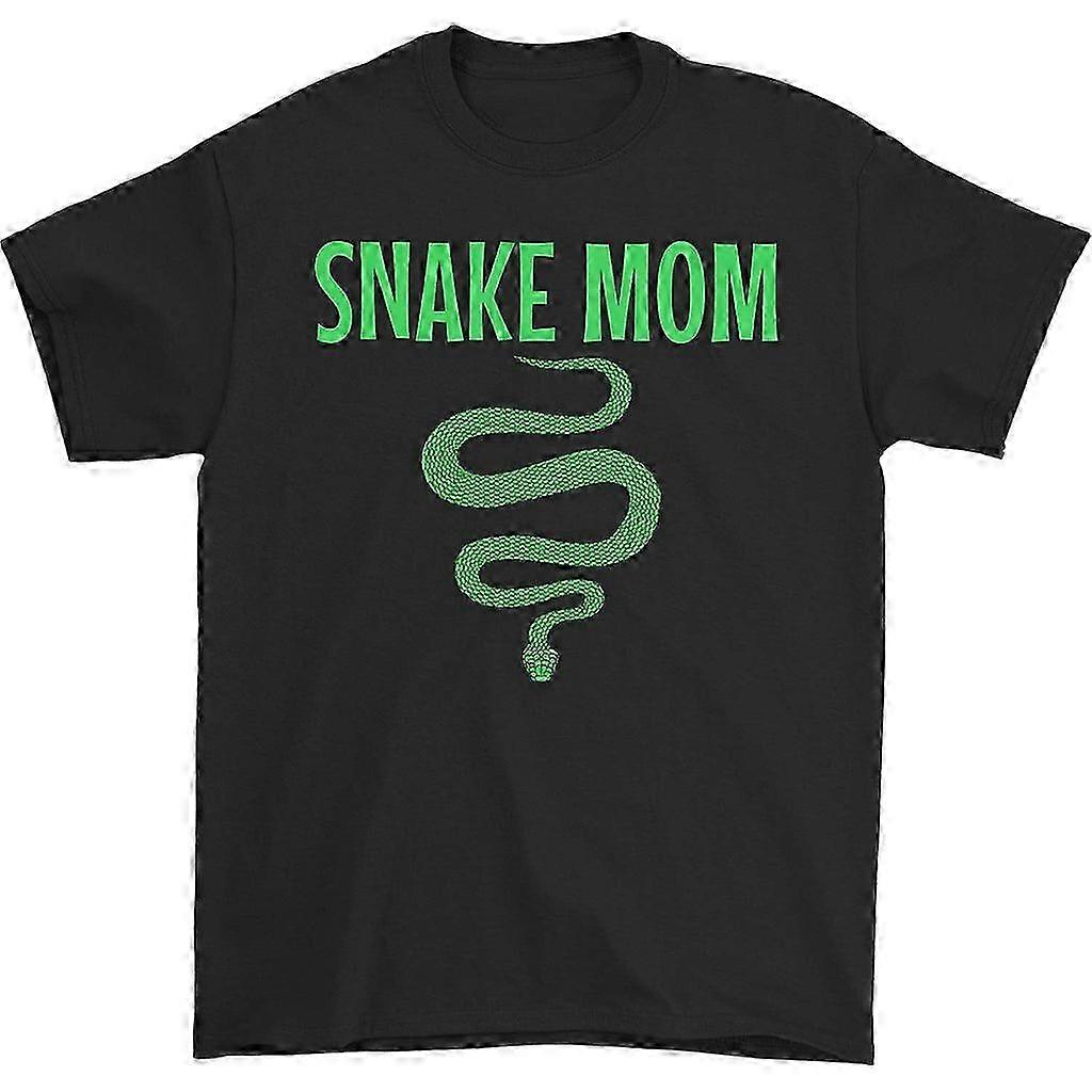 Snake Mom T-Shirt mit Rundhalsausschnitt