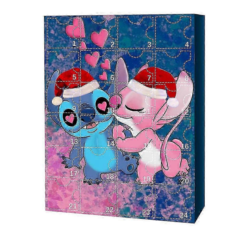 2023 Christmas Lilo & Stitch Figure 24 Days Countdown Advent Calendar Kids Toys Xmas Surprise Blind Box Gifts