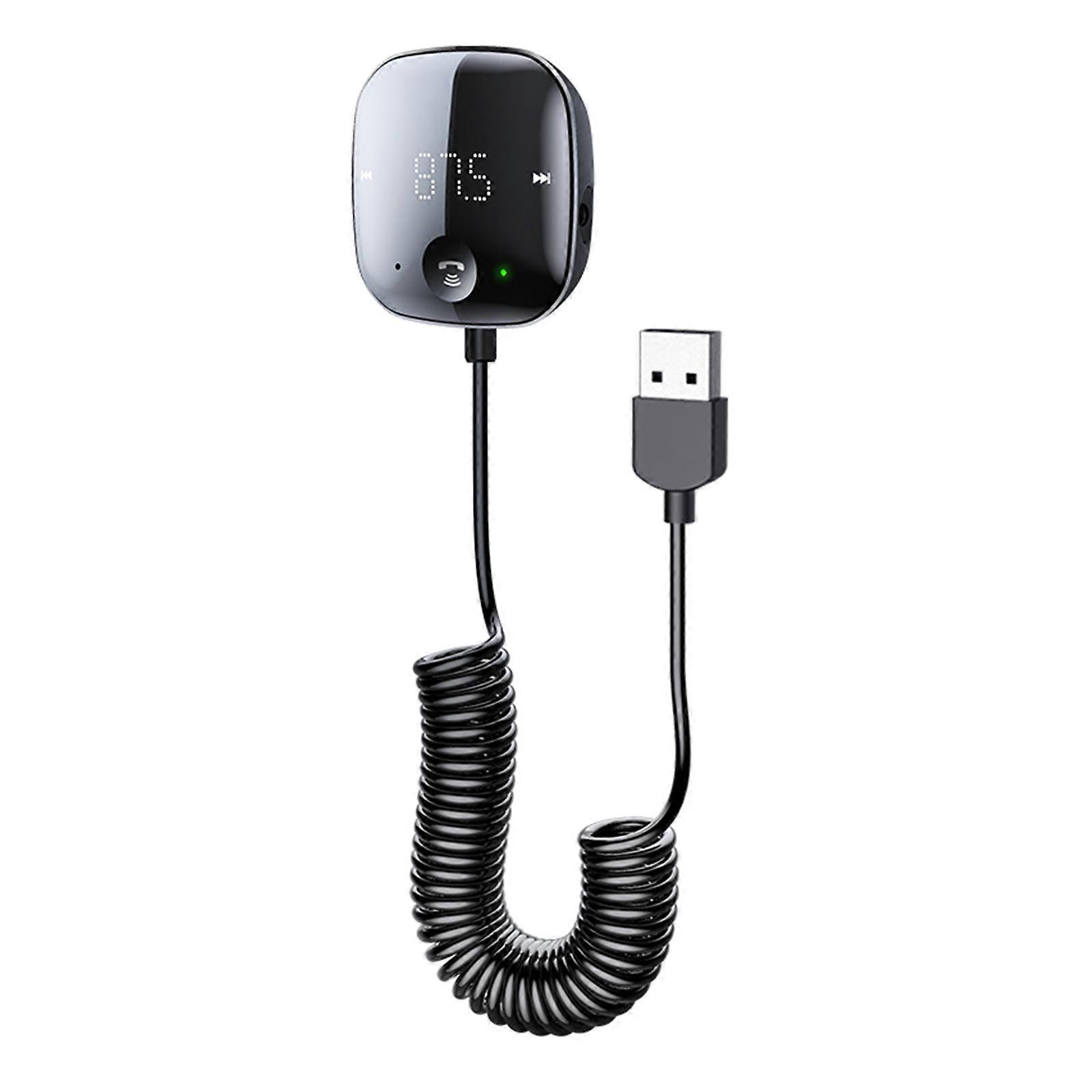 Bluetooth-compatible 5.0 Radio Car Kit Wireless FM Transmitter MP3 Player