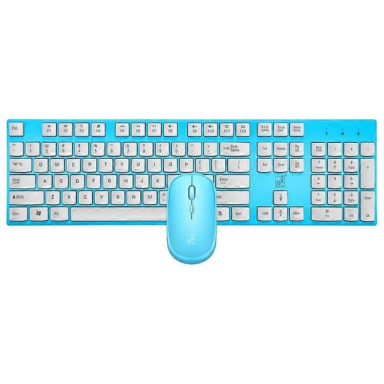 ZGB Candy Color Wireless Keyboard + Mouse Set