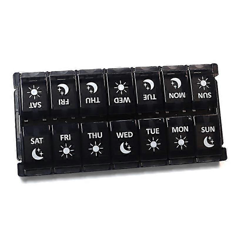 Pill Organizer, Weekly Pill Organizer 2 A Day, Medicine Organizer 7 Day Am And Pm, Pill Box, For Elderly Care/travel