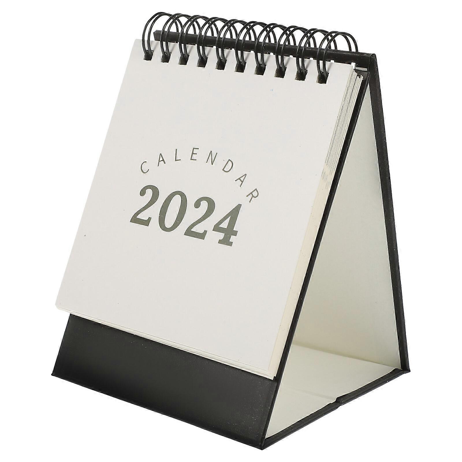 Desk Calendar 2024 Table Calendar Simple Calendar Ornament Business Style Calendar Office Calendar