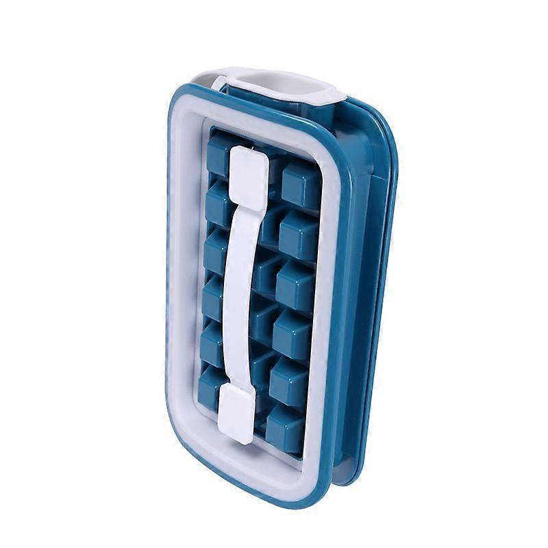 Make and Serve Ice Without Ever Touching Ice - The Sanitary Freezer Ice Tray - Spill-Free Silicone Ice Tray with Lid - Ice Maker Makes 18 Ice Cubes