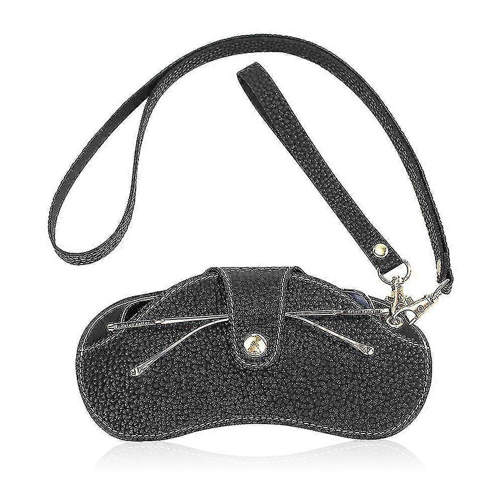 Eyeglass Case Shell, Portable Sunglass Case, Fashionable Pu Leather Eyeglass Case, Lightweight