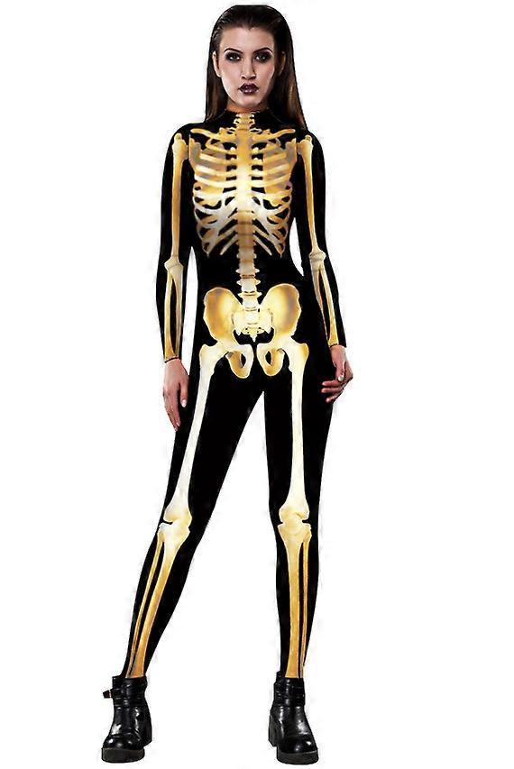 3D Skull Print Women's Jumpsuit