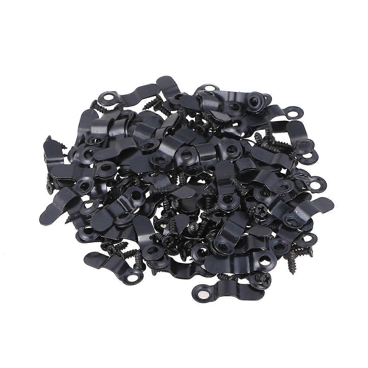 200pcs Photo Frame Arch Shape Photo Frame Back Plates Tablet Frame Locks for Decoration Brad Embellishment Buttons Diy Photo Album Frame Rotating Scra