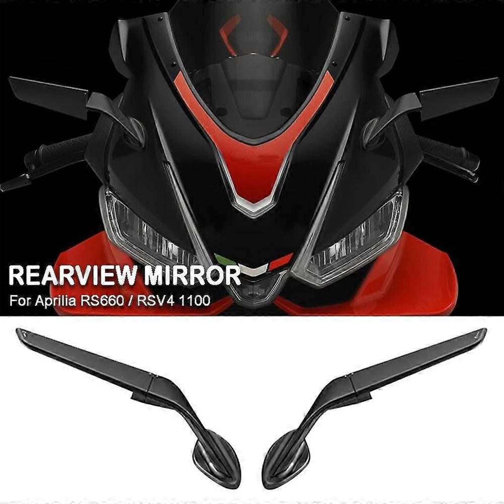 Aplicable a Apilia Rs600 Rsv4 1100 Motocicleta Modificación Spoiler Espejo Retrovisor Cuchillo de aire