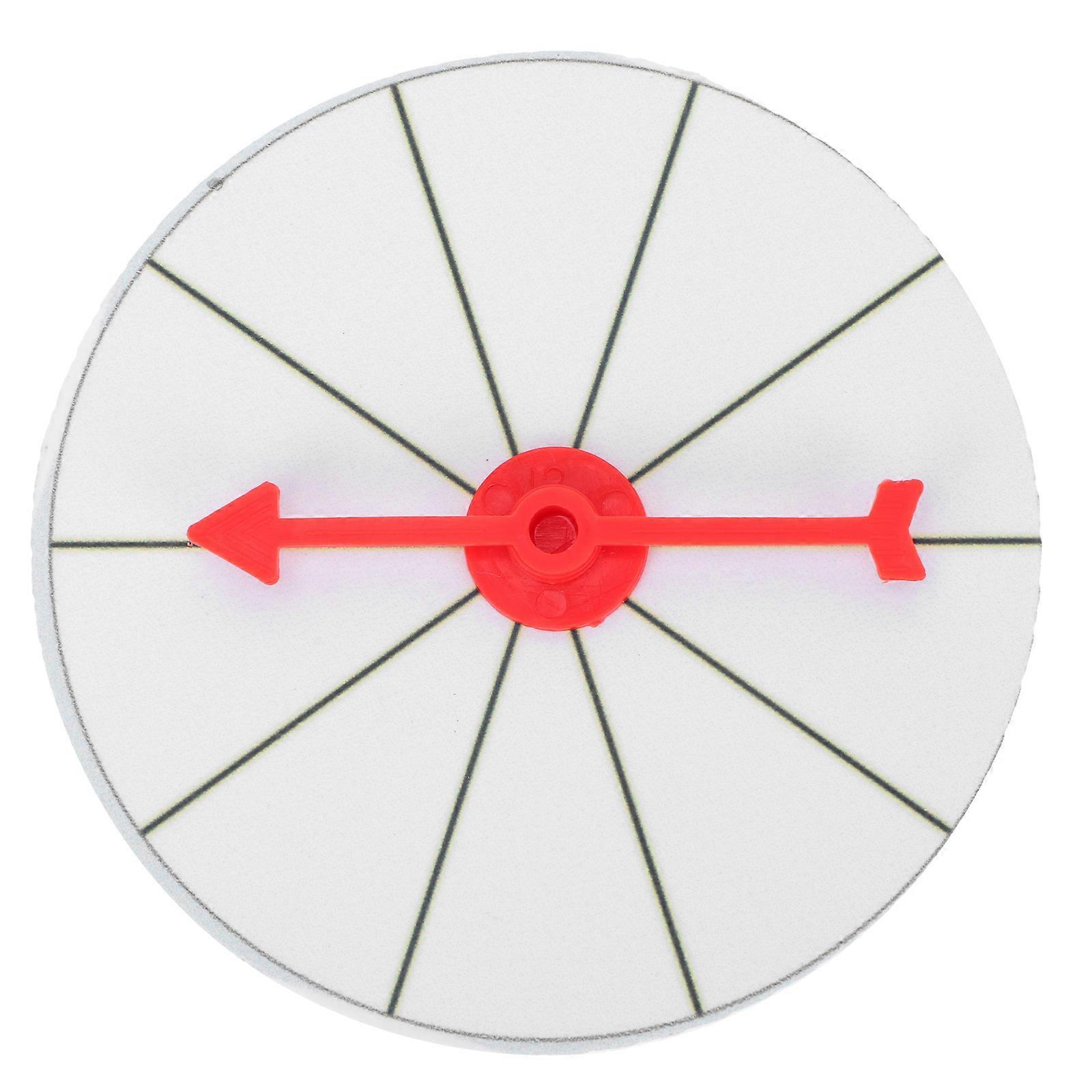 1Pc Prize Wheel Hanging Draw Wheel Teaching Activities Rotary Game Prop