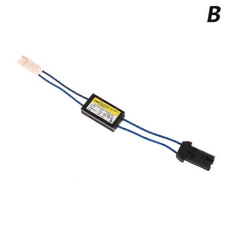 1PC T10/T15 canbus led decoder W16W resistance wire to remove fault code rubber head