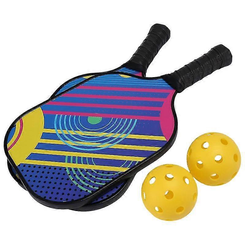 Pickleball Paddles Set Lightweight 2 Pickleball Paddles 4 Balls,thin & Quick Pickleball Rackets For - PW