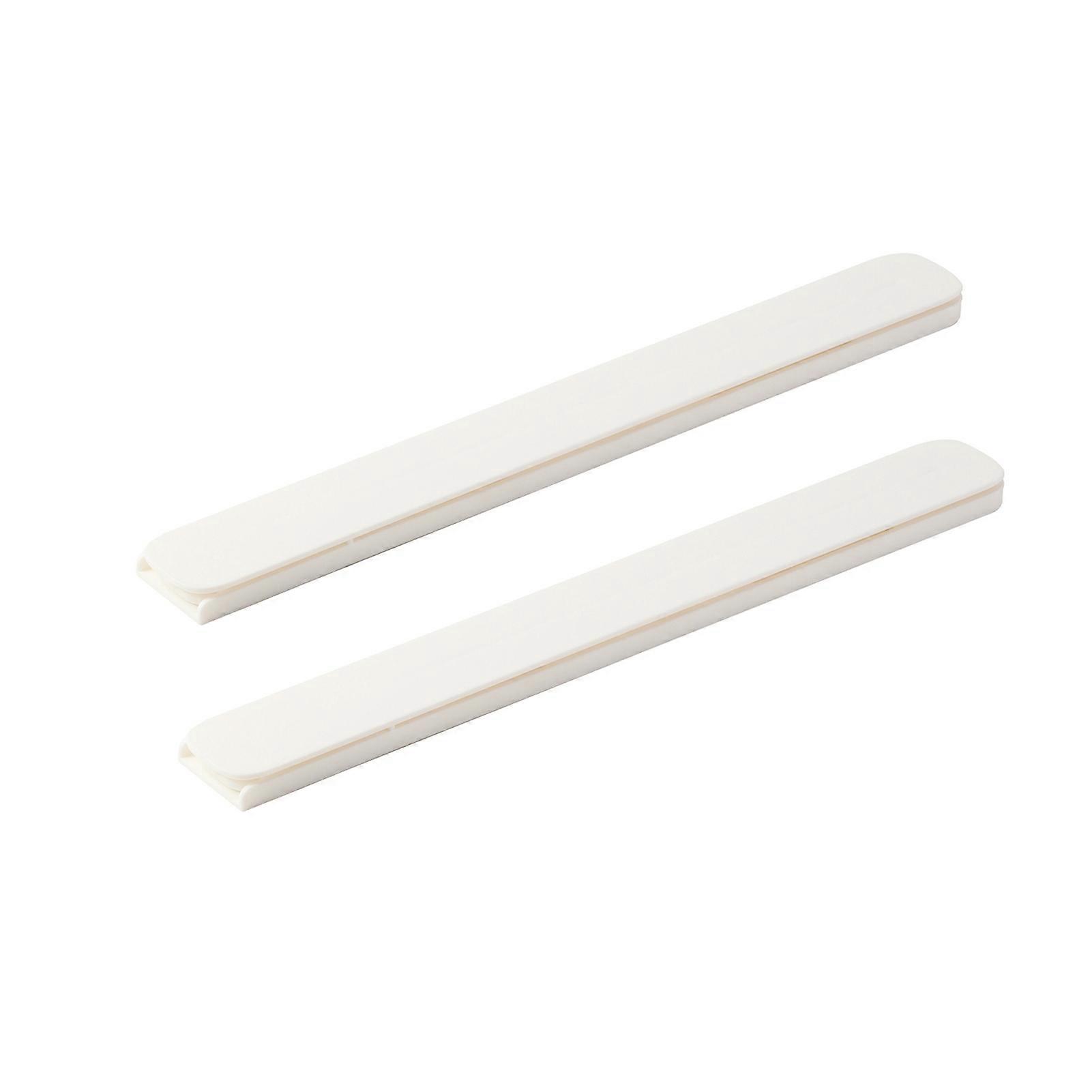1 Set Sturdy Plastic Smooth Sliding Reliable Basket Track Multi-use Basket Silde for Home
