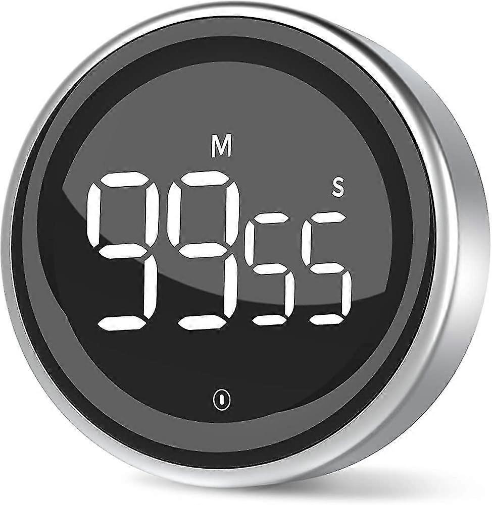 Kitchen Timer Digital Magnetic Countdown Timer 99 Minutes Max, Twist One Button