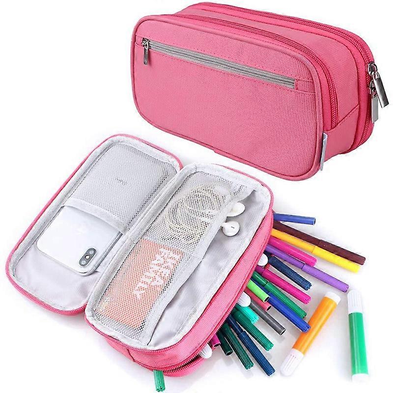 Large-capacity Pencil Case Three-layer Multi-function Pencil Case Student Stationery