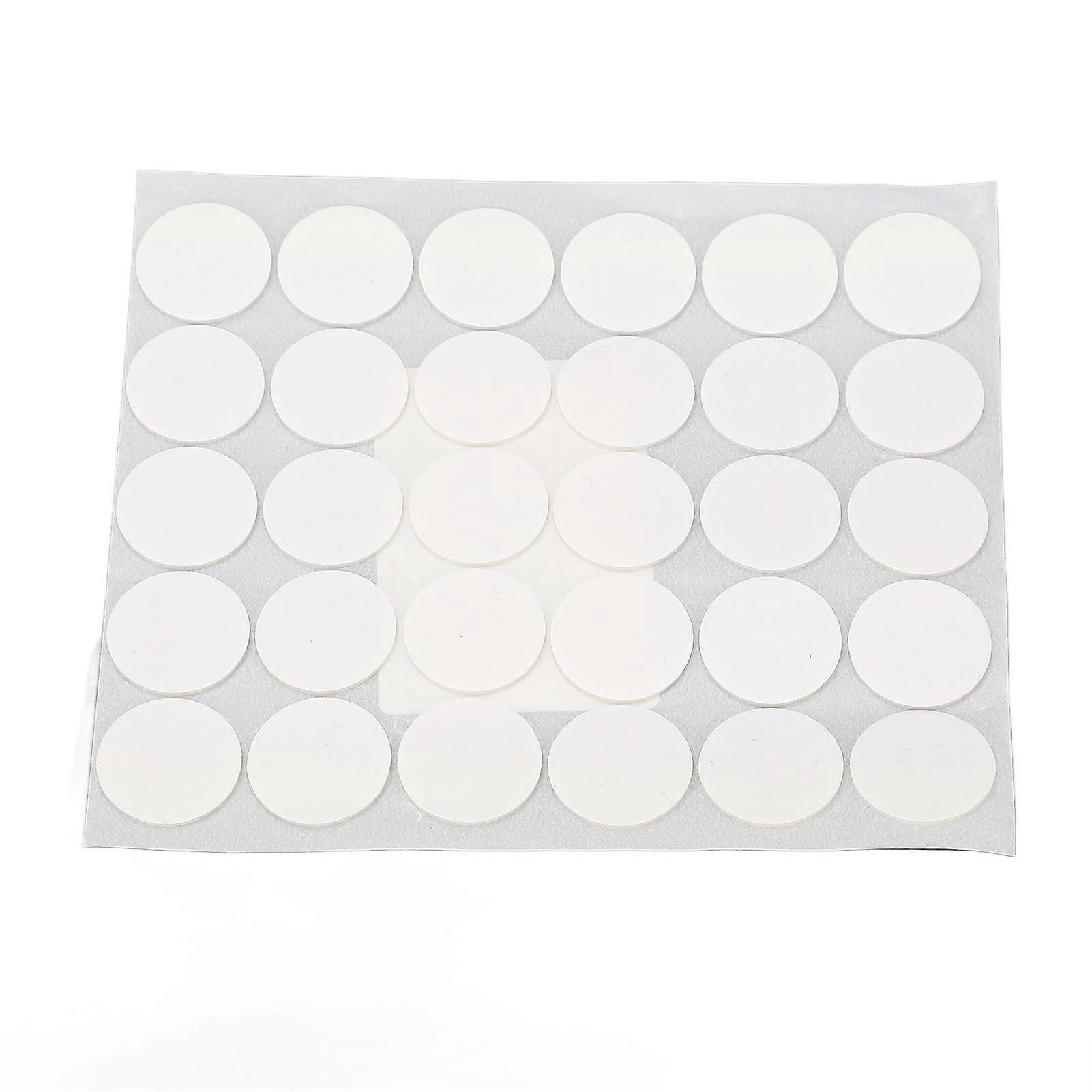 10 Sets Double Sided Foam Tapes Multifunctional Round PE Foam Self Adhesive Pads 20mmx1mm White
