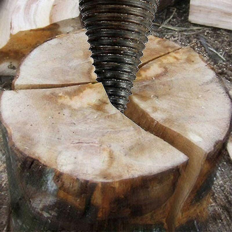 32mm Log Splitters Wood Splitter Heavy Duty Drill Screw Cone Conductive Fire Wood Log Splitter Splitting Wood Cone Bit
