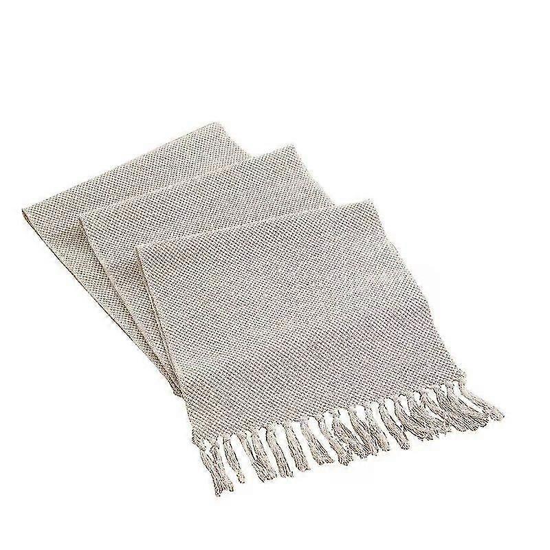 Linen Table Runner With Frin Ric Table Runners Ap