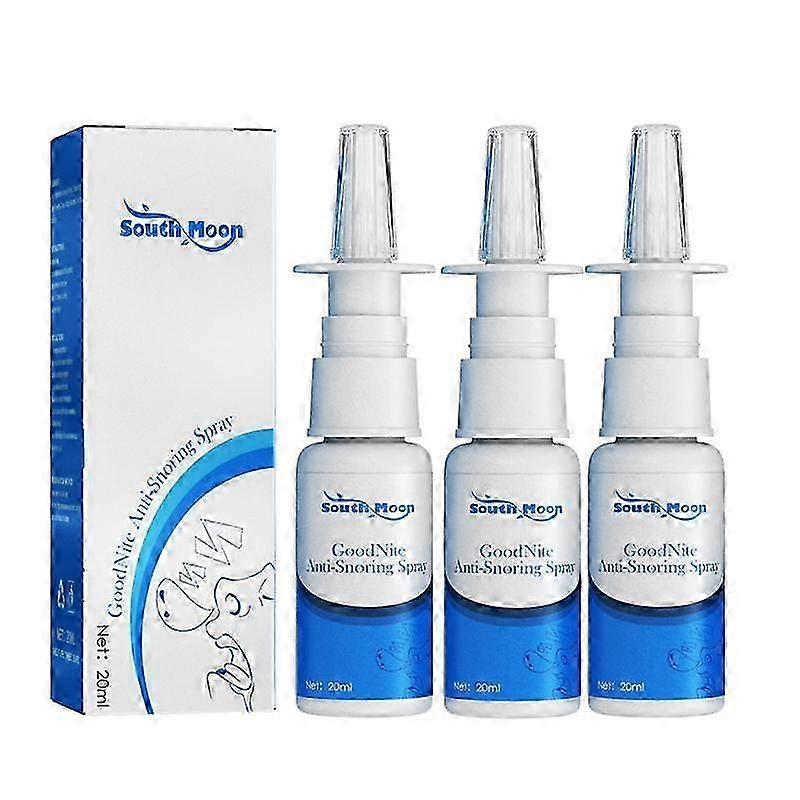 3x Asonor Snoring Nasal Spray 20ml Effective Snore Stopper Drops for Better Sleep