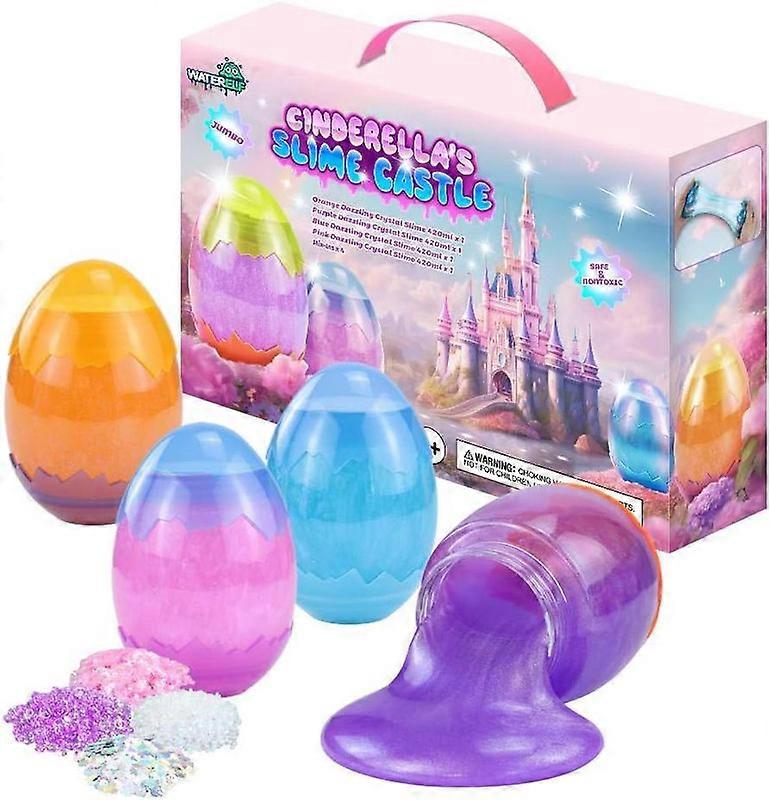 1680ml Cinderella's Castle Slime Toy for Girls