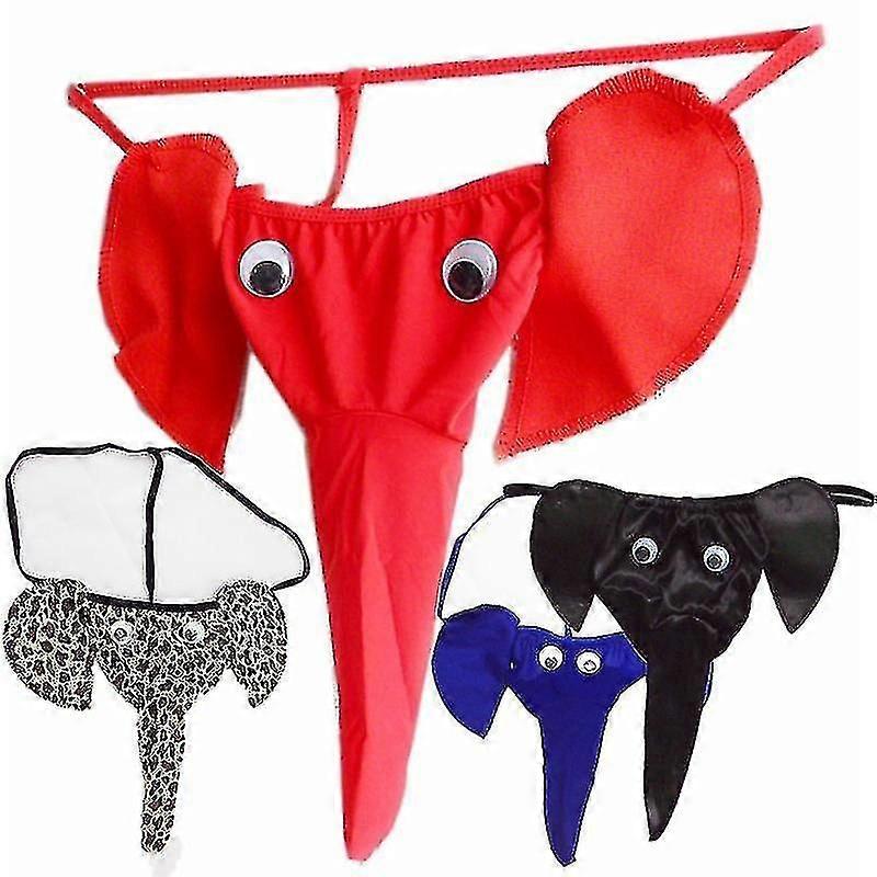 4pcs Männer Höschen Neuheit Elefant Höschen G-Strings Höschen Strings Unterwäsche Slips Dessous Mehrfarbig Optional