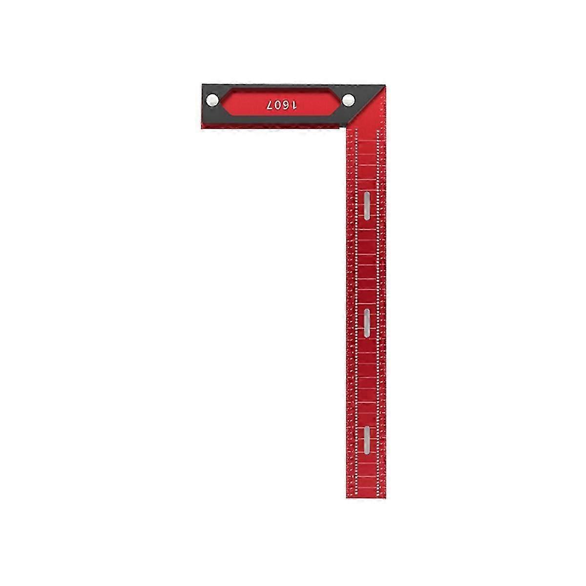 Precision L-type Aluminium Alloy Square Scribe Marking Line Drawing Ruler Scribing Measuring Gauge Tool-420mm