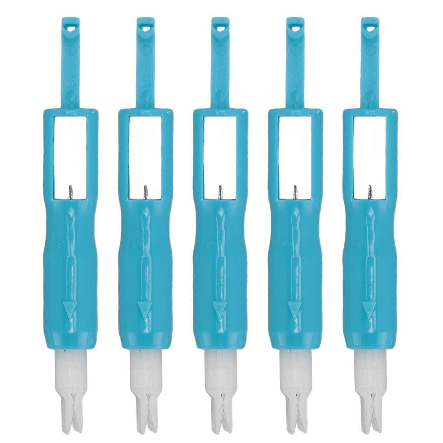 5pcs Automatic Needle Threader Multipurpose High Efficiency Automatic Threader Sewing Tool for Sewin