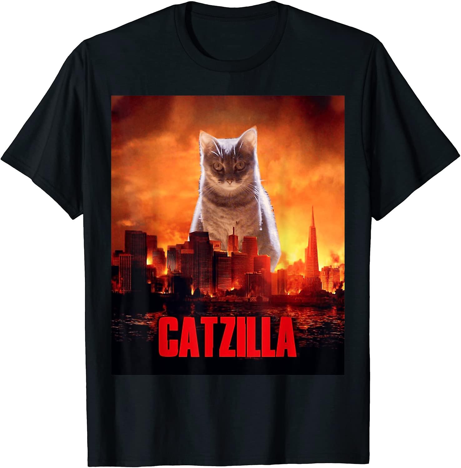 Catzilla Cat Kitten Lover T-shirt