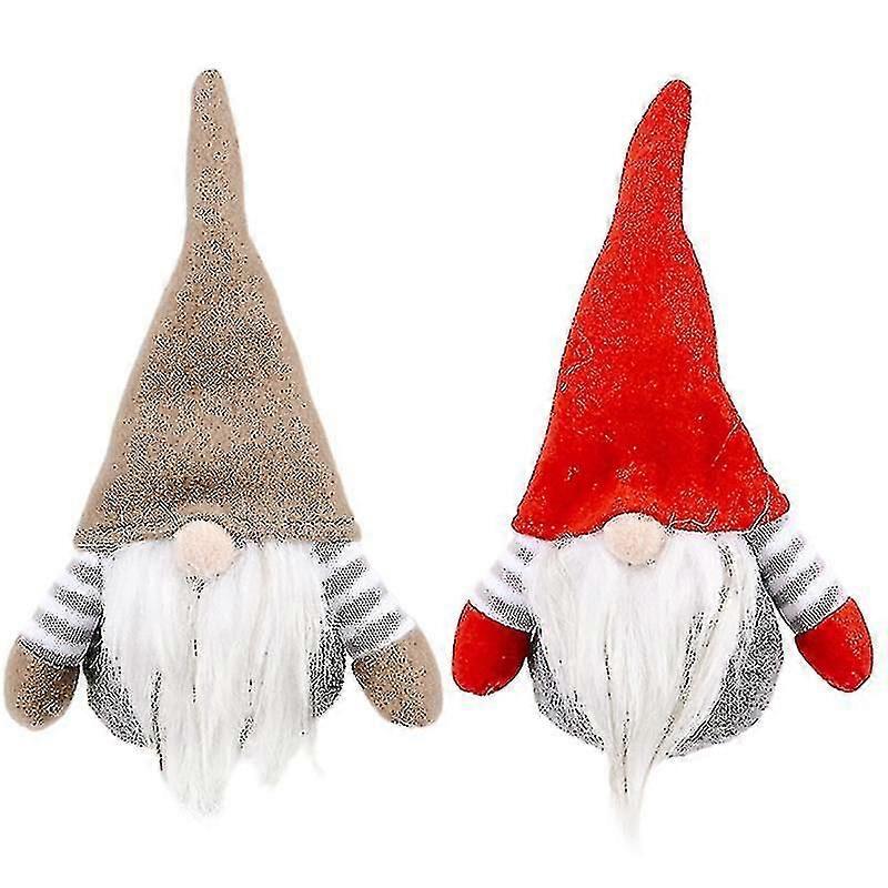 2pcs Striped Gnome Doll