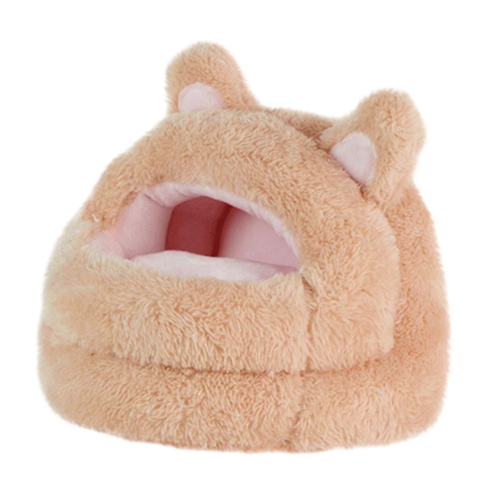 Hamster Winter Warm Nest Semi Enclosed Hamster Nest for Mice Chinchilla Rats S