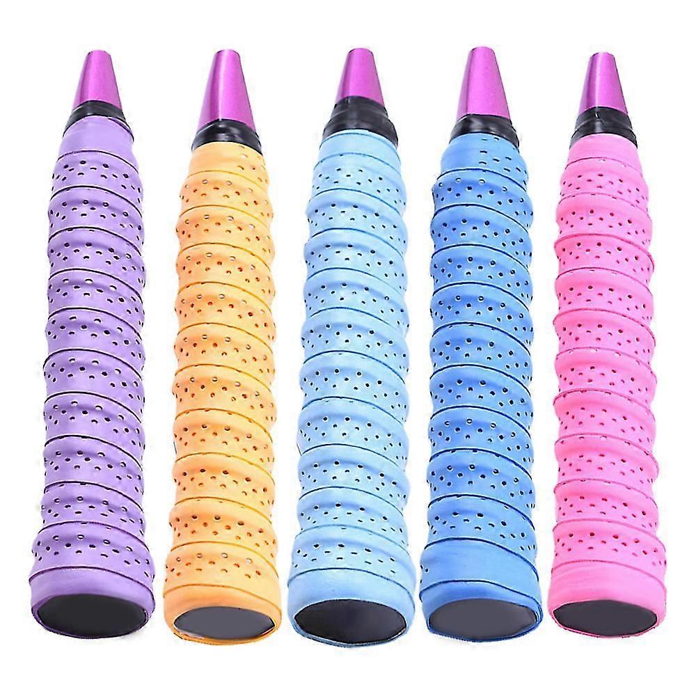 Racket Grip Anti Slip Perforated Absorbent Tennis Overgrip Badminton Overgrip