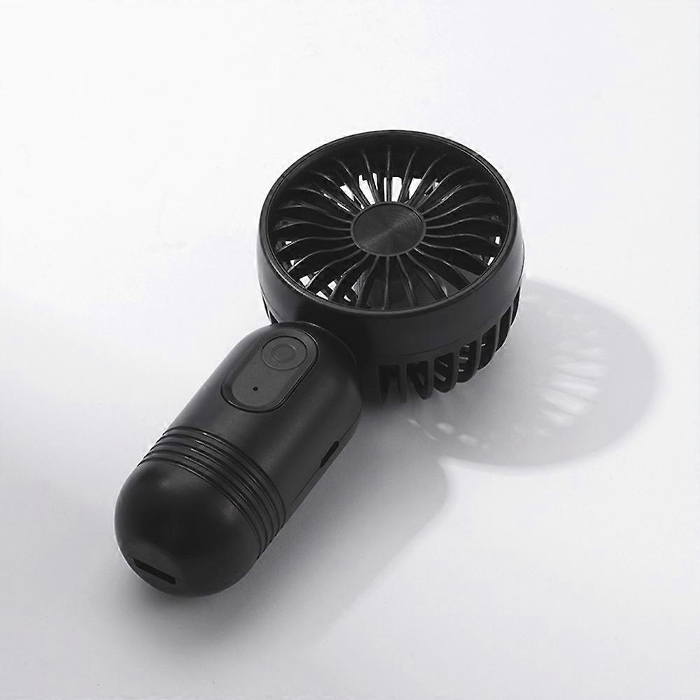3-Speed Handheld Fan, Classic Black - USB Powered, Portable Design