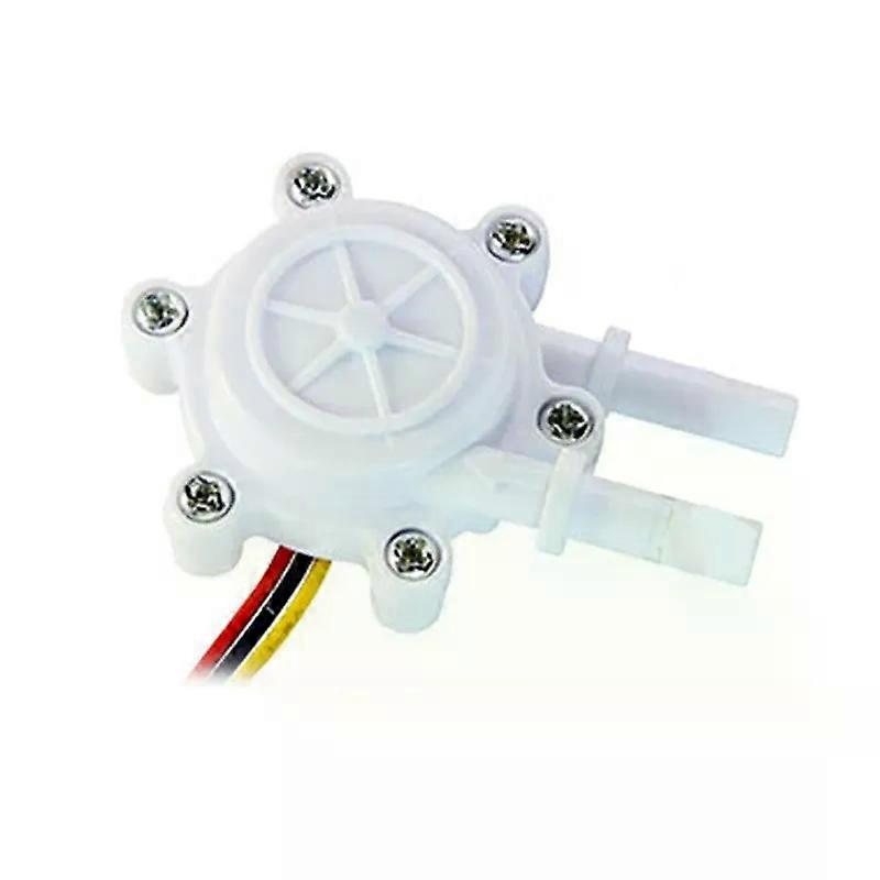 1/4 Water Flow Sensor Switch Durable Sensor Flowmeter Water Flow Counter Quick Connect Fluid Meter for Water Cooler