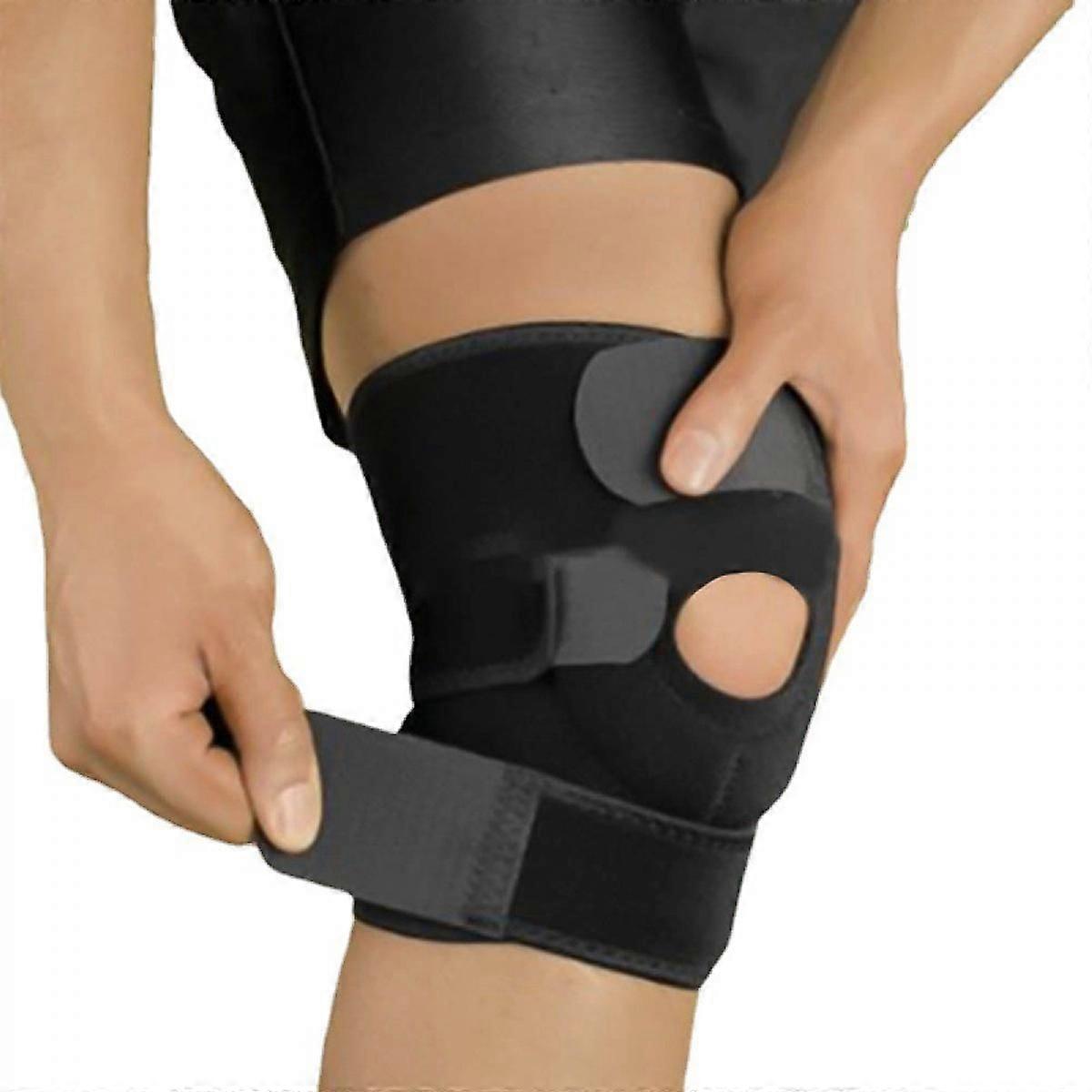 1 Pair Knee Pads,Soft Breathable Knee Support Knee Brace for Adult Sports Dance Football Gym Skating. Black