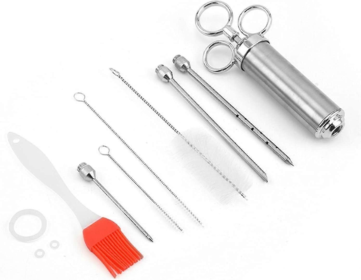 Syringe Barbecue Meat Sauce Injector Kit Tenderizers