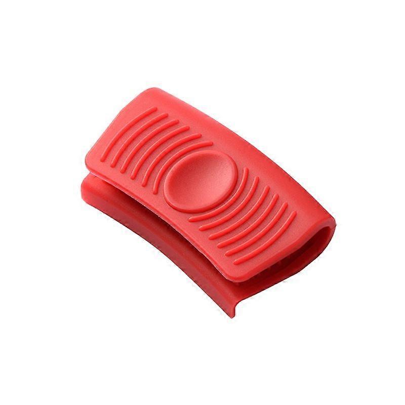 Silicone Heat Insulated Pot Handle Set Pot Handle Set Three-piece Set of Pointed Corner Round Ear Set One-piece Pot Scraper 8-piece Set
