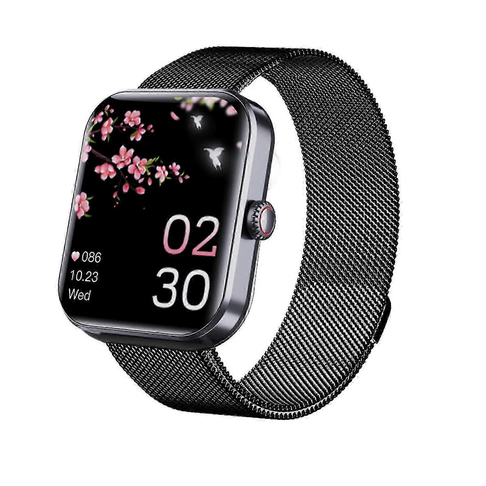 New F57l Blood Glucose Monitoring Smartwatch, Fitness Tracker With Blood Pressure Smart Watch For Men Women