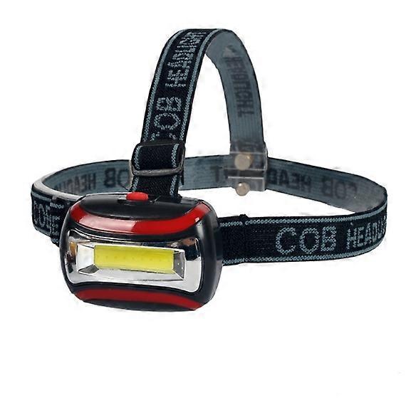 2 PCS 3W Portable Mini COB LED Headlamp Head Lamp Torch with 3 Lighting Modes