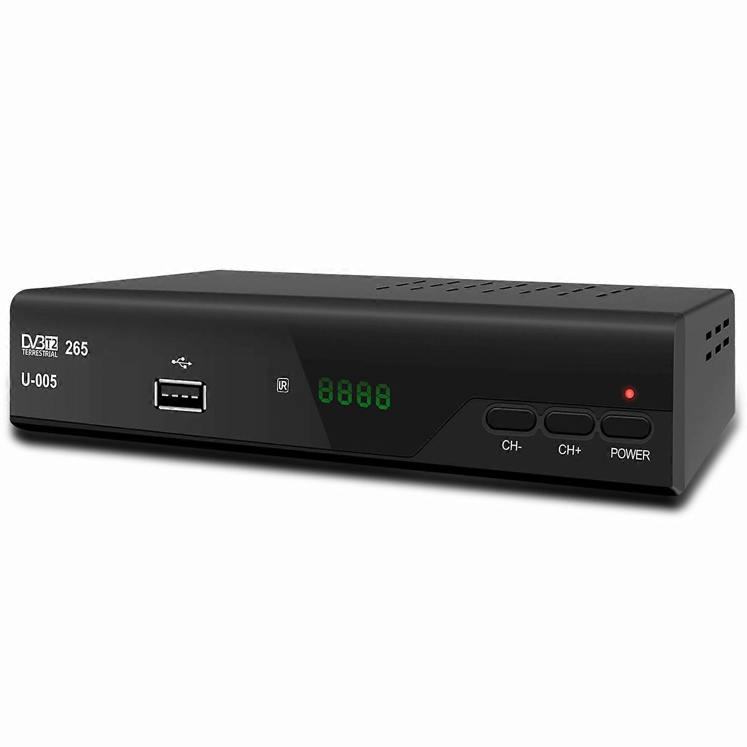 H265 DVB-T2 U-005 512MB 10Bit Smart Home TV Set-Top Box 1080P HD WiFi Media Player - EU Plug