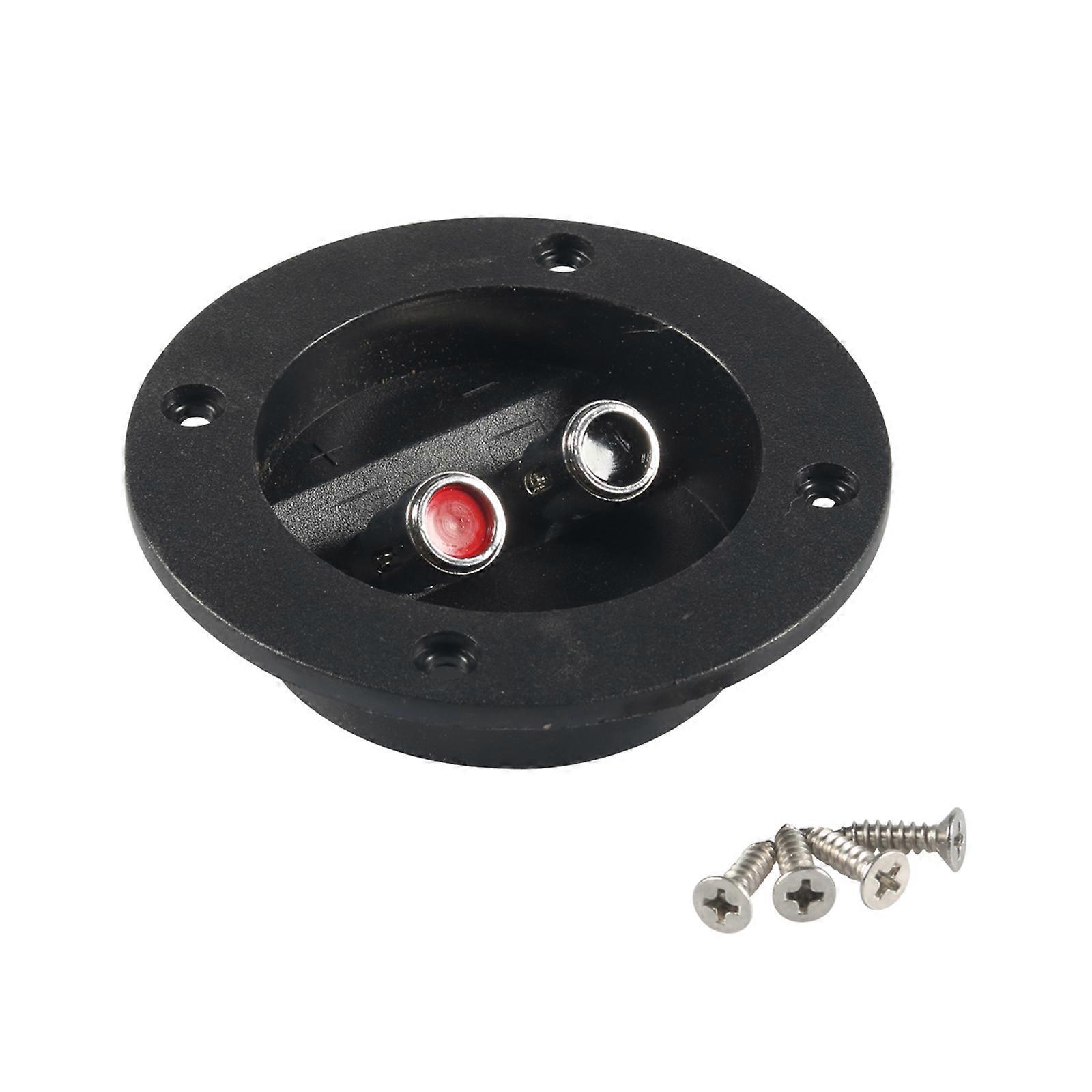 2 Hoparlör Kutusu Terminali Akustik Bileşen Subwoofer Fişleri Profesyonel Hoparlör Bağlantı Kutusu Arka Panel Evrensel