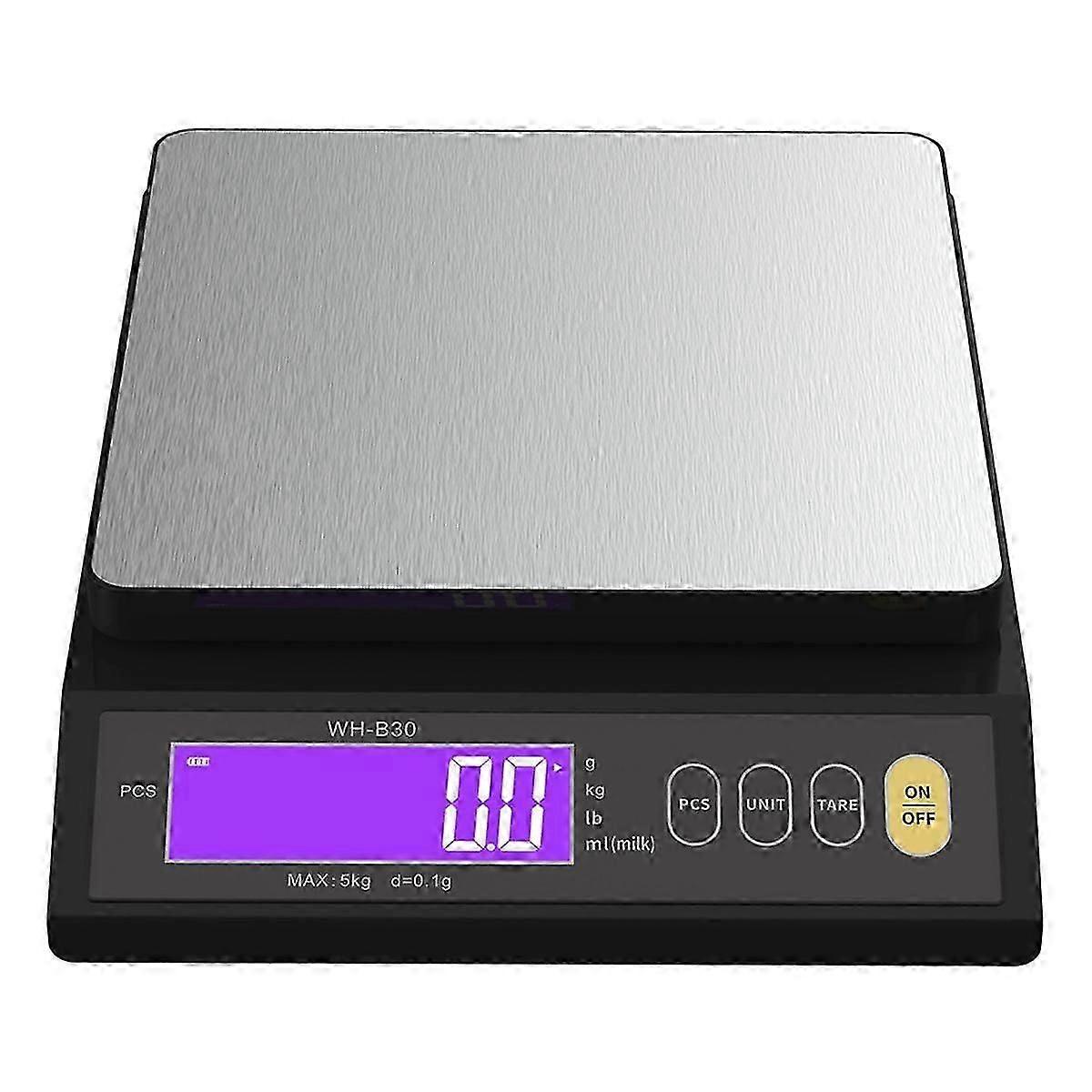 Digital Scale Rechargeable Electric Scale 0.1g 1g Kitchen Scale Counting Tare Auto Power Off Unit C