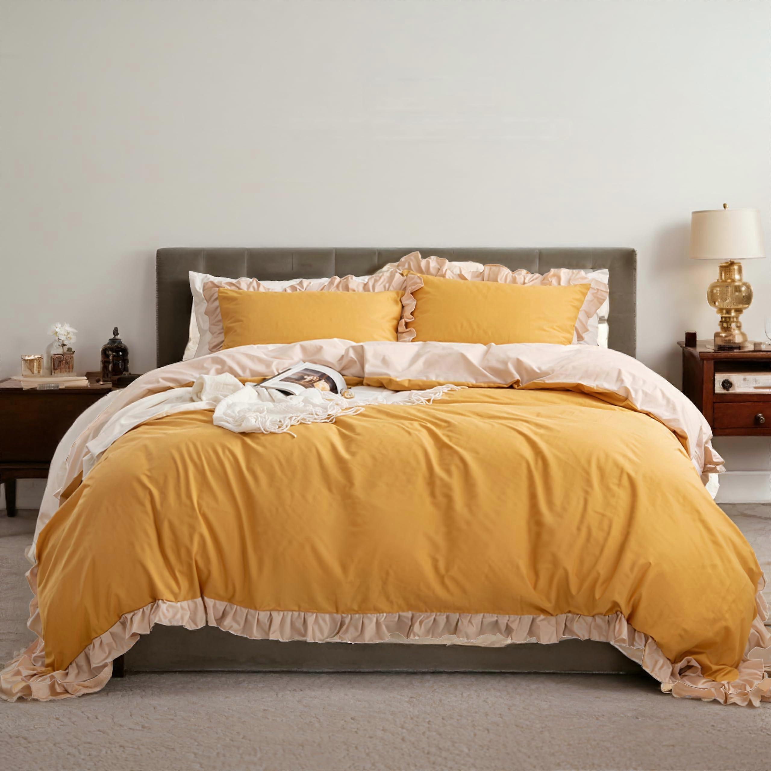 2 Pieces Soft Duvet Cover Set for Bedding Twin Size