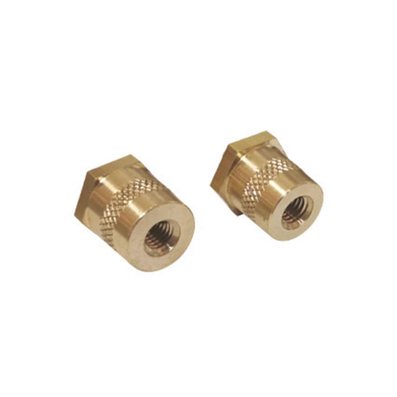 M6 Thread Male Brass Battery Terminal Charging Posts Battery Repair and Modification Accessories Outer 3/8inch Inner 8mm