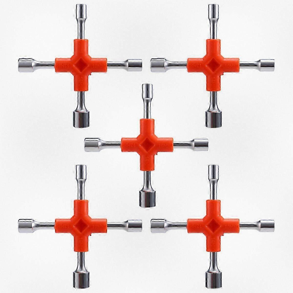 Multi-Functional Spanner Hex Key Tool for Bike Maintenance Portable Triple Hex Wrench Set