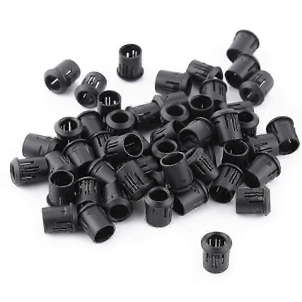50pcs Plastic Lamp Socket Diode Holder, Durable Light Emitting Diode Holder Led Lamp Socket Diode Holder Nylon Clip Bezel Mount(8mm)